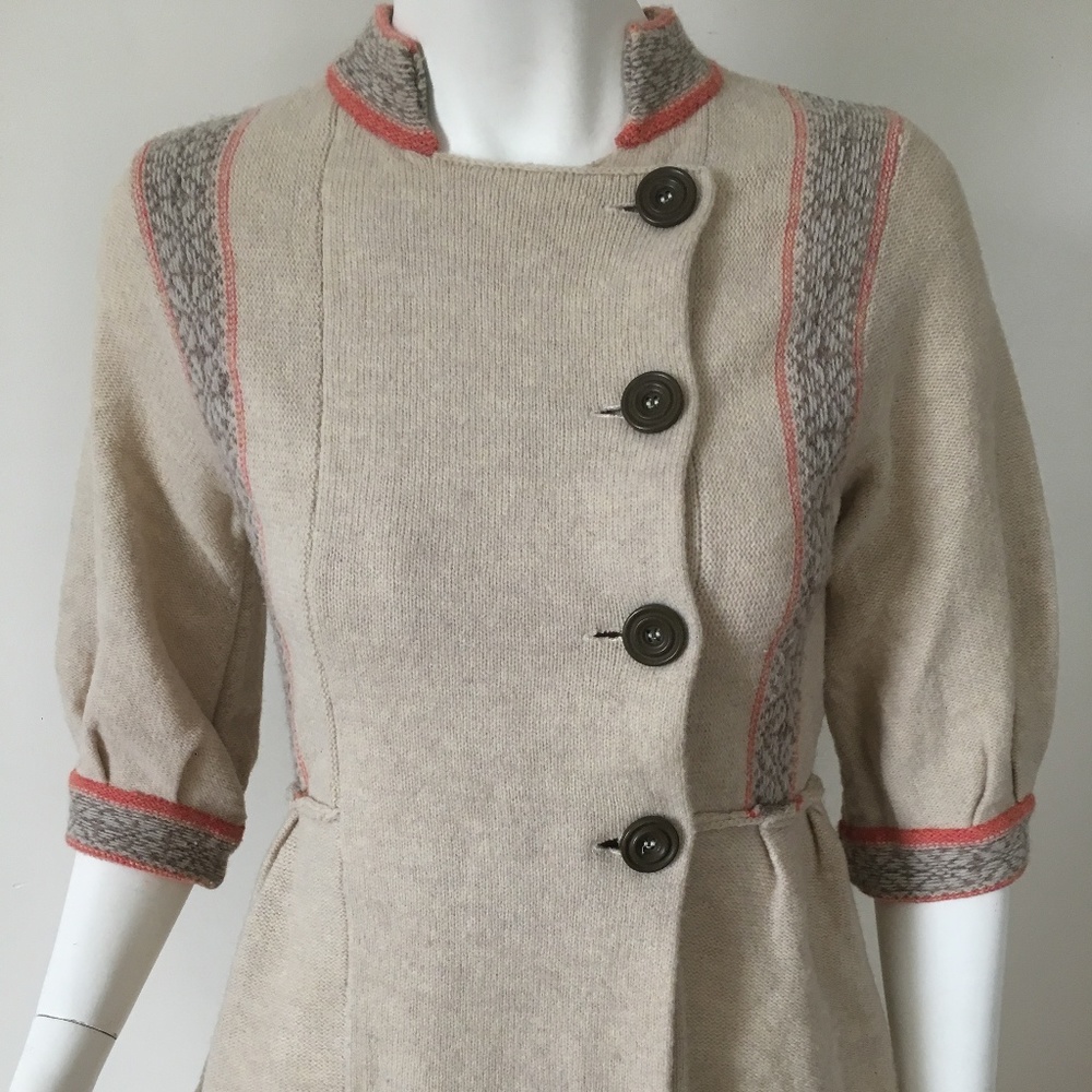 FREE PEOPLE Cardigan Sweater 3/4 Sleeves